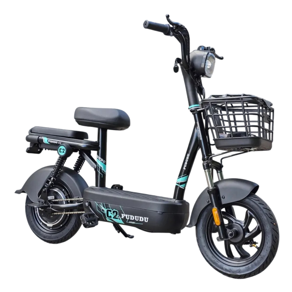 Электроскутер FUDUDU C2 голубой 4