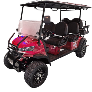 Гольфкар GreenCamel Сонора A42L (4+2, 4kW AC, R14 литые) LUX lifted красный