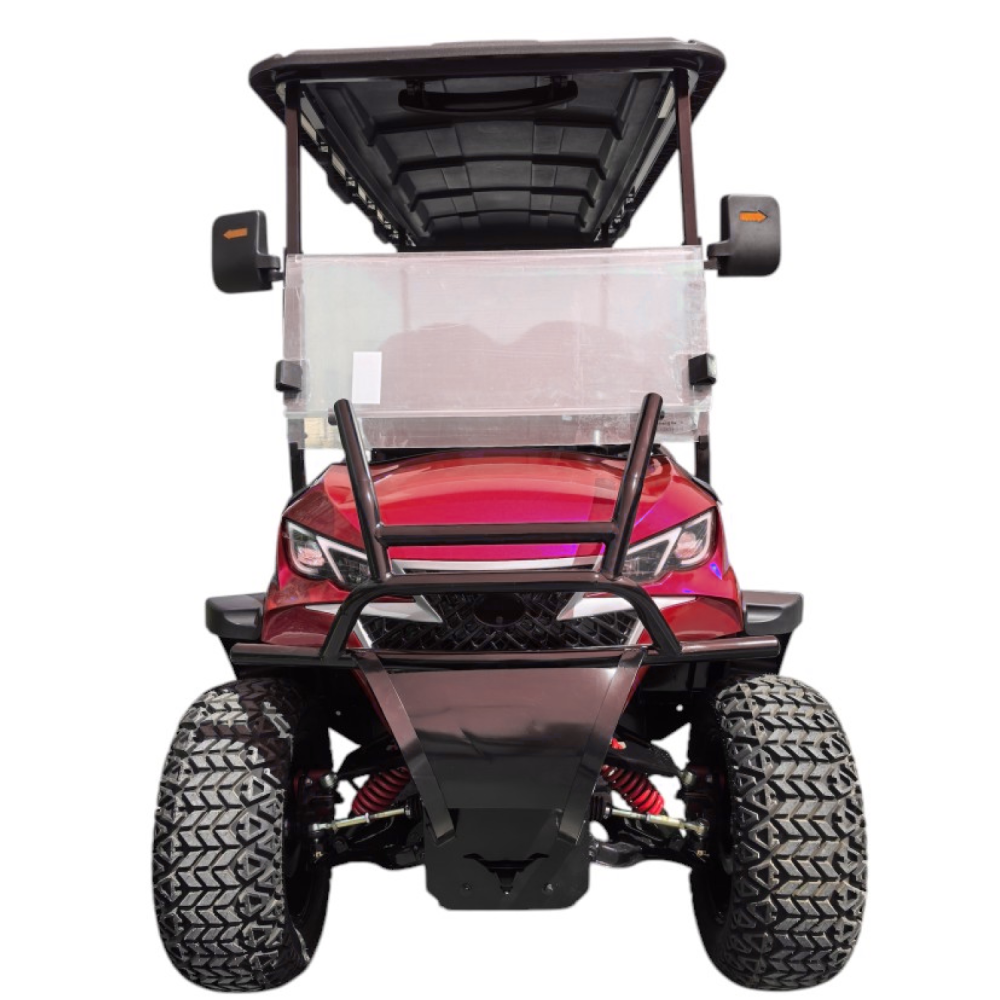 Гольфкар GreenCamel Сонора A42L (4+2, 4kW AC, R14 литые) LUX lifted красный 4