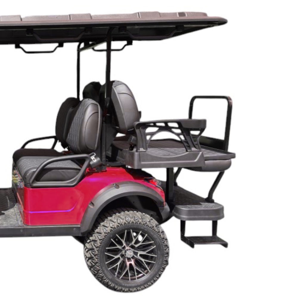 Гольфкар GreenCamel Сонора A42L (4+2, 4kW AC, R14 литые) LUX lifted красный 6
