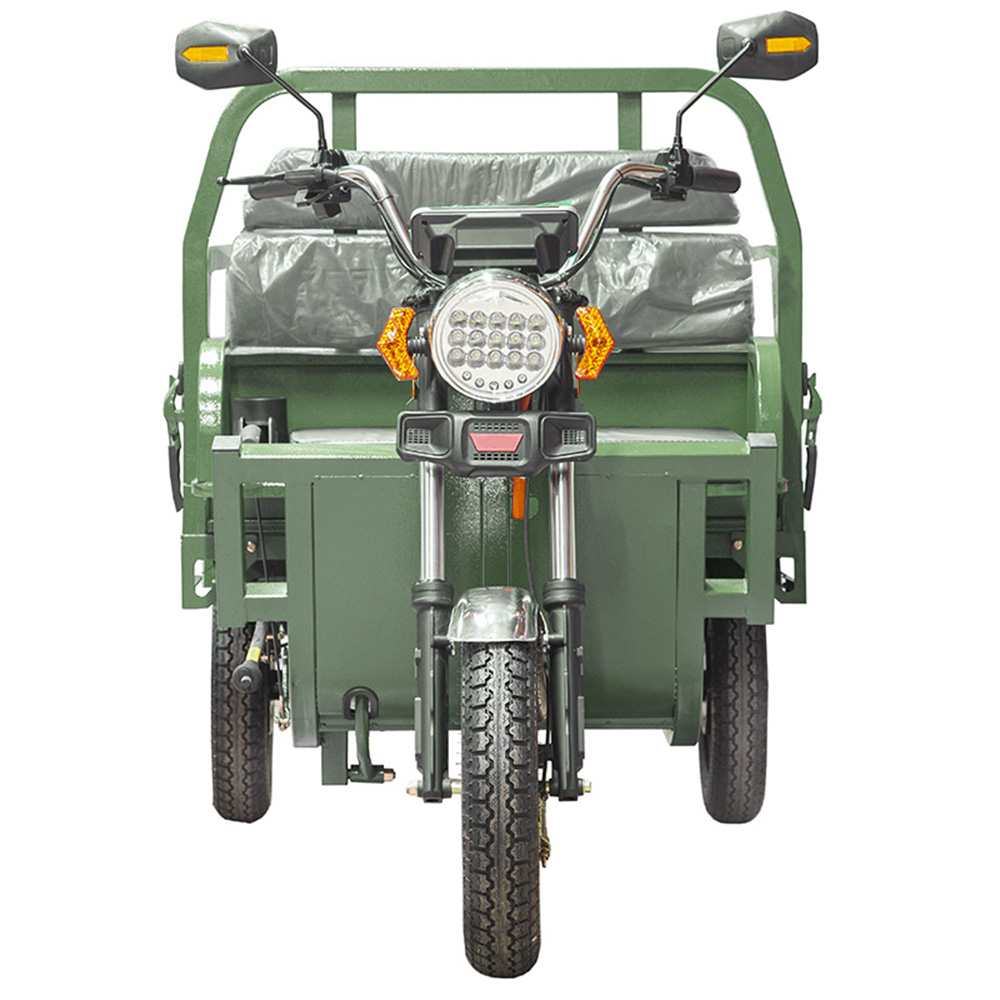 Грузовой электротрицикл Rutrike Партнёр 1500 48V1200W Зеленый 2