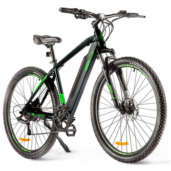 Электровелосипед Eltreco Ultra Lite черно-зеленый