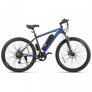Электровелосипед велогибрид Eltreco XT 600 D (серо-синий)