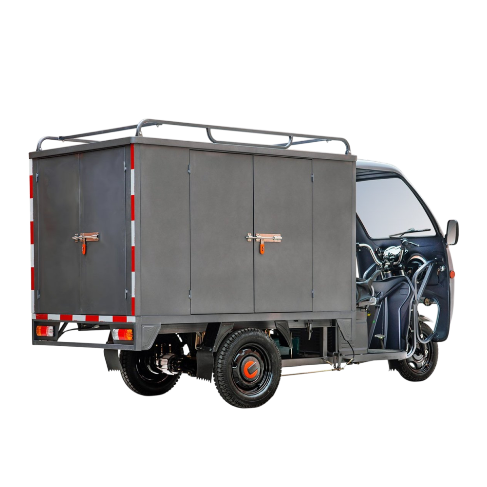  Грузовой электротрицикл Rutrike КАРГО 1500 60V1000W зеленый 11