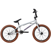 Велосипед BMX Stark Madness 3 2023 серебристо-коричневый