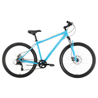 Велосипед Stark'22 Respect 27.1 D Microshift синий/белый 16"
