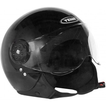 Шлем открытый Helmet Yamapa YM-611 черный