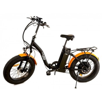 Электровелосипед электрофэтбайк Elbike Taiga 1 Vip 13Ah черно-оранжевый