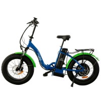 Электровелосипед Elbike Taiga 1 Elite сине-зеленый