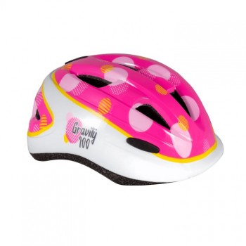 Шлем Tech Team Gravity 100 бело-розовый 