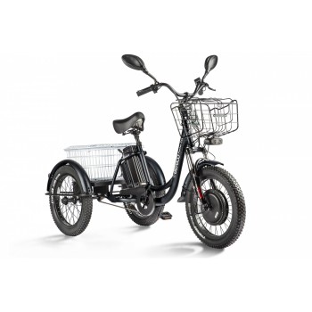 Электровелосипед электротрицикл Eltreco Porter Fat 500 UP! Черный