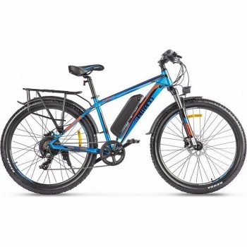 Электровелосипед велогибрид Eltreco XT 850 new (сине-оранжевый)