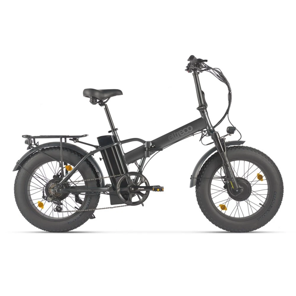 Электровелосипед Eltreco BAD DUAL NEW Чёрный-матовый