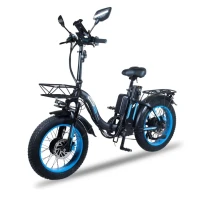 Электровелосипед Minako F11 Dual PRO синий